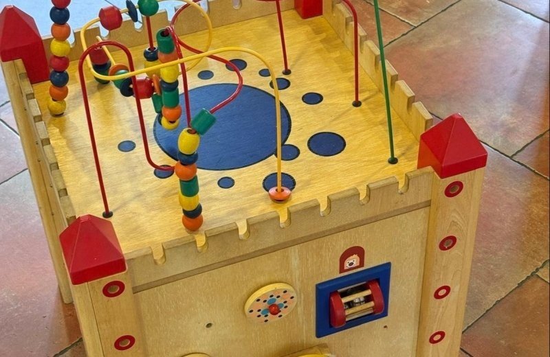 Spelen bij de veerstal